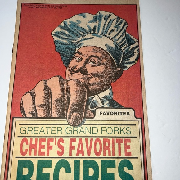 Vintage 1988 Grand Forks Herald Celebrations Cookbook Recipes Magazine Cook Book - Picture 2 of 6